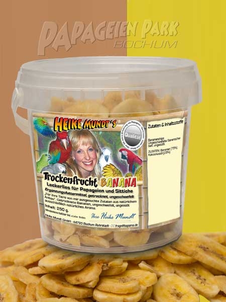 Heike Mundt& 039;s Trockenfrucht BANANA 150g
