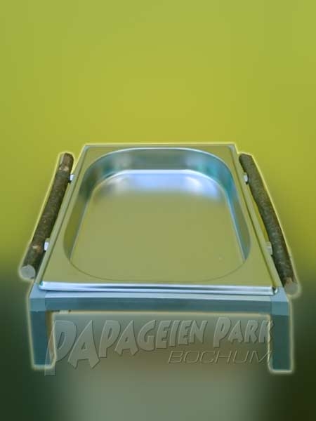 Parrot parakeet stand bath large