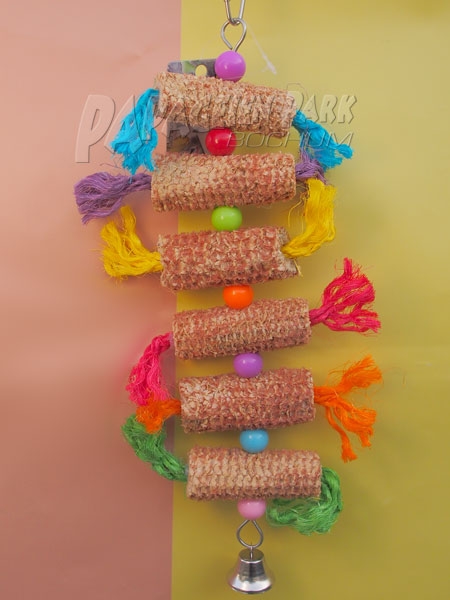 Corn Parade Parrot hanging toy