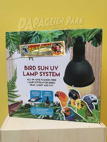Papageien UV Lampe aufh&auml;ngbar 21cm