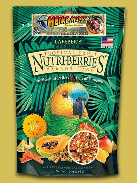 Nutri Berries Tropical Fruit f&uuml;r Papageien 284g