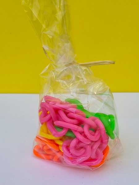 4 Stck bunte Plastikkette 20 Glieder 31 5 cm