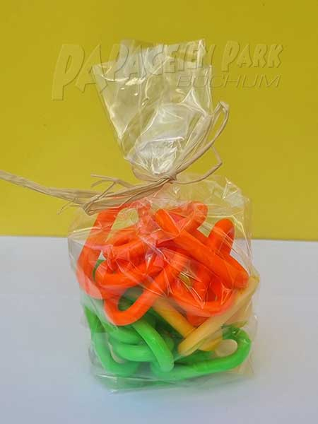 3 Stck bunte Plastikkette 7 dicke Glieder 26 cm