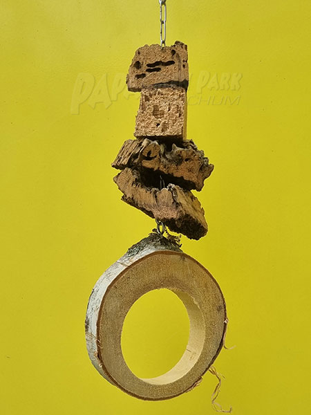 H&auml;ngespielzeug Birken Kork 52 cm