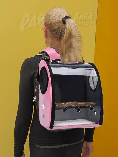 AUSVERKAUFT BIRD BAG Space 33x23x39cm Rosa