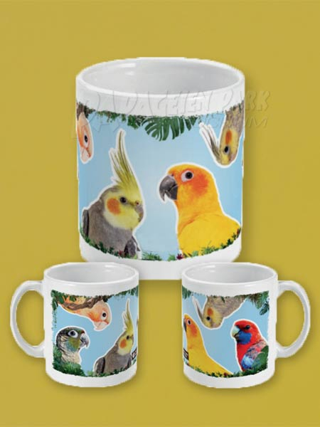 Tasse Motiv Mittelgro&szlig;e Sittiche 200ml