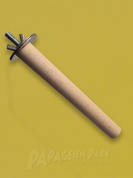 Buchenholz Sitzstange zum Anschrauben 20cm