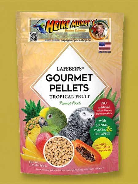 Lafeber Gourmet Pellets Tropische Fr&uuml;chte Papagei 567 Gramm