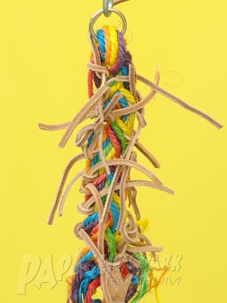 Hanging toy leather pigtail 2