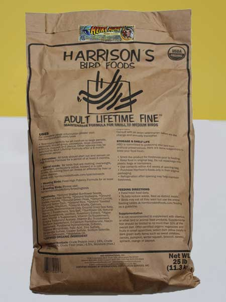 Grosspackung 11 34Kg Erhaltungsfutter fein Dr Harrison Gr&uuml; 
