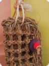Basttasche - geflochten - 9 x 39 cm