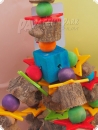 Red Pepper Octopus - Parrot hanging toy