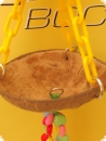 Hängespielzeug Kokosschale 35cm