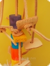 Hängespielzeug Ledergebömmel 35cm