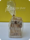 6 Stück Balsaholz Platten 6 x 6 x 1,6 cm mit Bohrung
