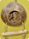 Hängespielzeug Kokos Hütte 60cm